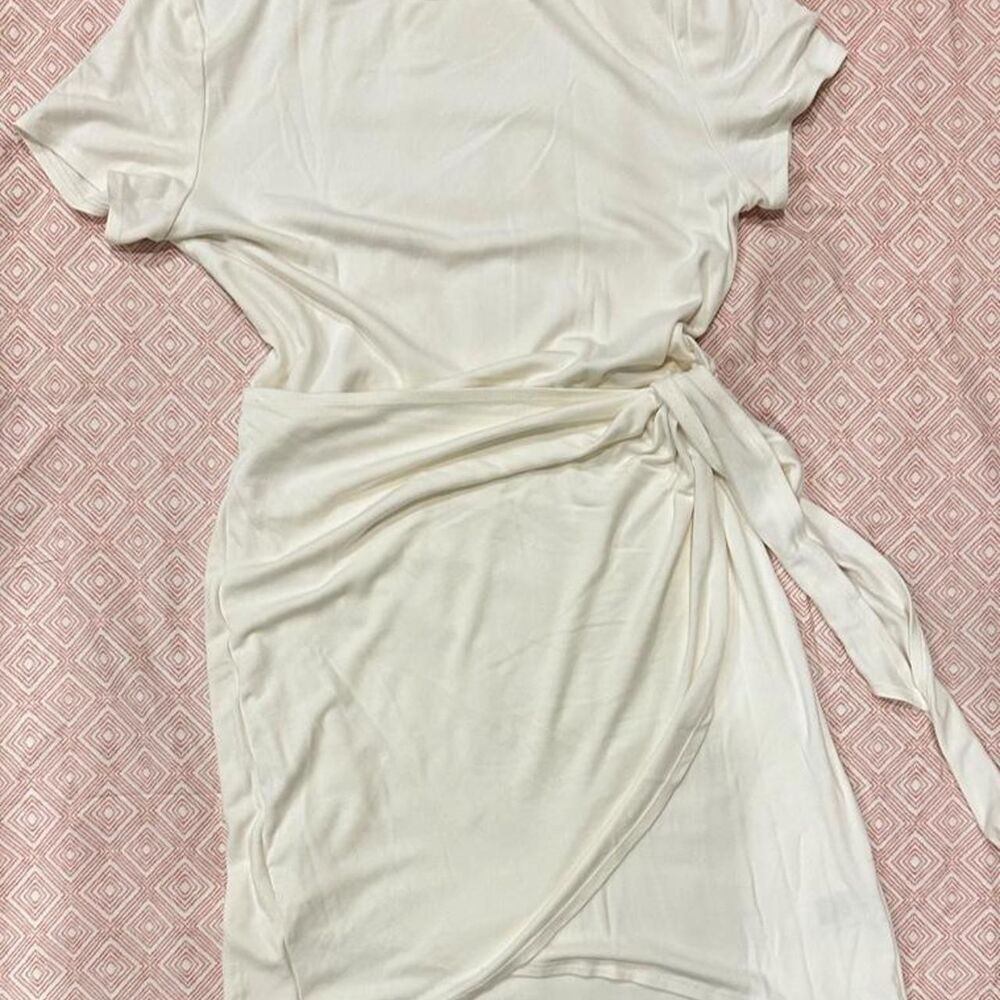 French Connection beige dress size M